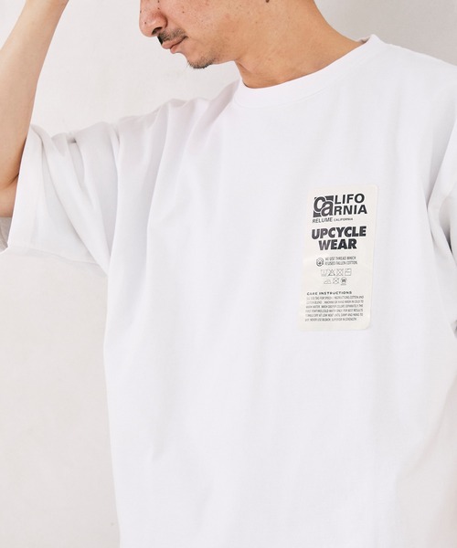 JOURNAL STANDARD relume（ジャーナルスタンダード　レリューム）の「CALIFORNIA UPCYCLE ヘビーオンス Tシャツ（Tシャツ/カットソー・メンズ・ホワイト/ネイビー/ベージュ系その他・MEDIUM/LARGE）」の19枚目の写真