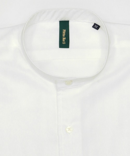 Pitta Re:)（ピッタリ）の「形態安定ノーアイロン ラウンドテール Wガーゼ 半袖ビジネスワイシャツ（ビジネスシャツ・メンズ・サックスブルー/ホワイト/ブルー/ライトカーキ・S/M/L/LL）」の22枚目の写真