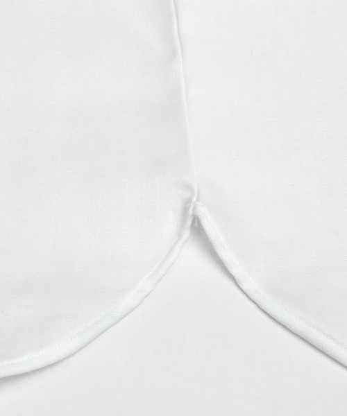 Pitta Re:)（ピッタリ）の「形態安定ノーアイロン ラウンドテール Wガーゼ 半袖ビジネスワイシャツ（ビジネスシャツ・メンズ・サックスブルー/ホワイト/ブルー/ライトカーキ・S/M/L/LL）」の12枚目の写真