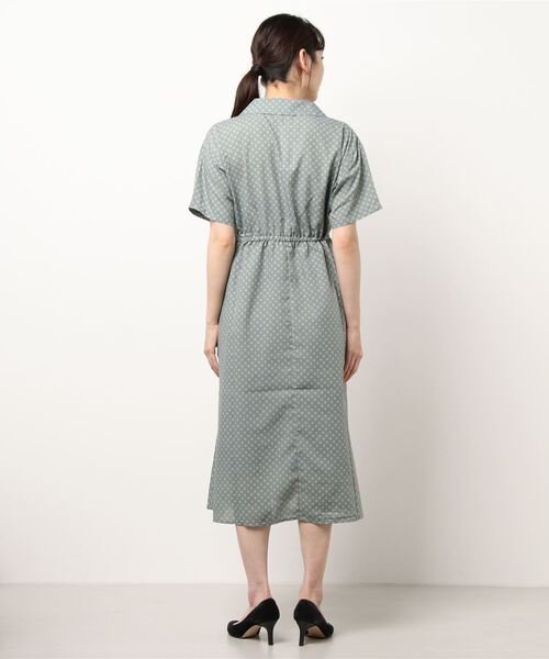 ehka sopo（エヘカソポ）の「幾何花柄開襟シャツワンピース（シャツ