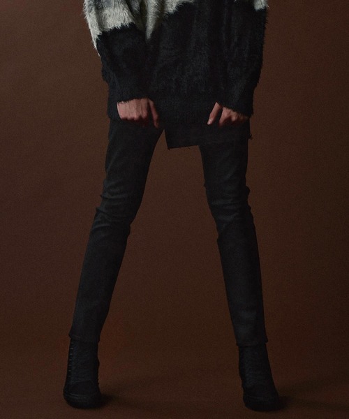パンツ SHAREEF APRON SKINNY PANTS(Black) SHAREEF（シャリーフ）の「APRON SKINNY PANTS（その他パンツ