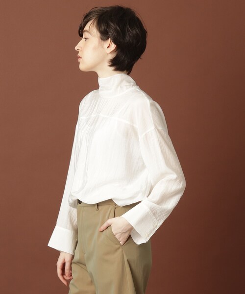 DRESSTERIOR（ドレステリア）の「◆【otonaMUSE11月号掲載】バックシャンボウブラウス（シャツ/ブラウス・レディース・ピンク系/ホワイト系/チャコールグレー・36/38）」の17枚目の写真