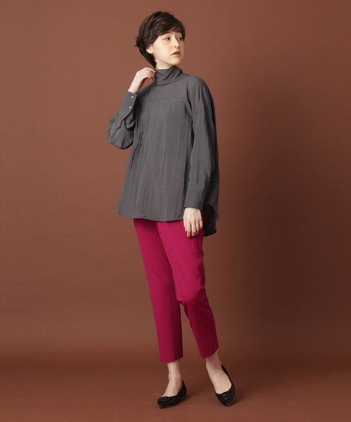 DRESSTERIOR（ドレステリア）の「◆【otonaMUSE11月号掲載】バックシャンボウブラウス（シャツ/ブラウス・レディース・ピンク系/ホワイト系/チャコールグレー・36/38）」の20枚目の写真