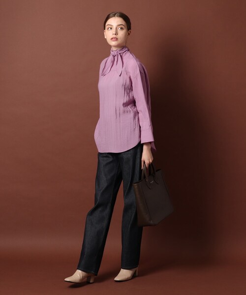 DRESSTERIOR（ドレステリア）の「◆【otonaMUSE11月号掲載】バックシャンボウブラウス（シャツ/ブラウス・レディース・ピンク系/ホワイト系/チャコールグレー・36/38）」の22枚目の写真