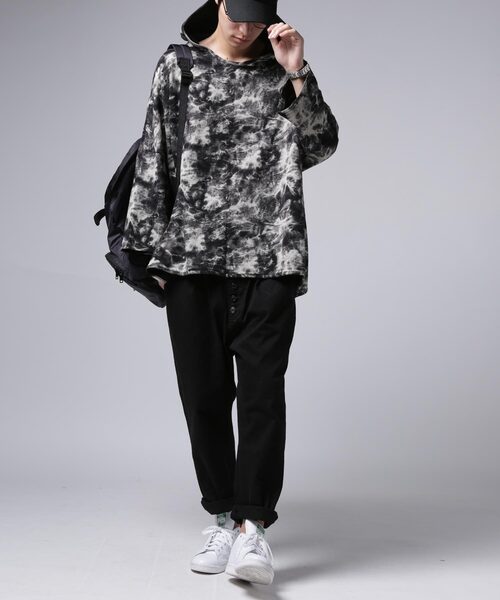 antiqua（アンティカ）の「プルオーバーパーカー（パーカー・メンズ・ブラック・L）」の3枚目の写真