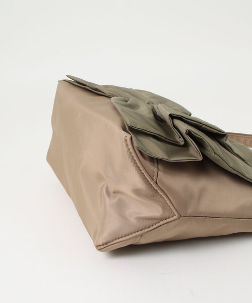CACHELLIE（カシェリエ）の「【CACHELLIE】リボントートバッグ（ハンドバッグ・レディース・Beige/MD.GRY・FREE）」の5枚目の写真