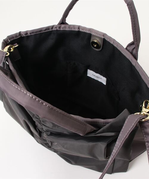 CACHELLIE（カシェリエ）の「【CACHELLIE】リボントートバッグ（ハンドバッグ・レディース・Beige/MD.GRY・FREE）」の3枚目の写真