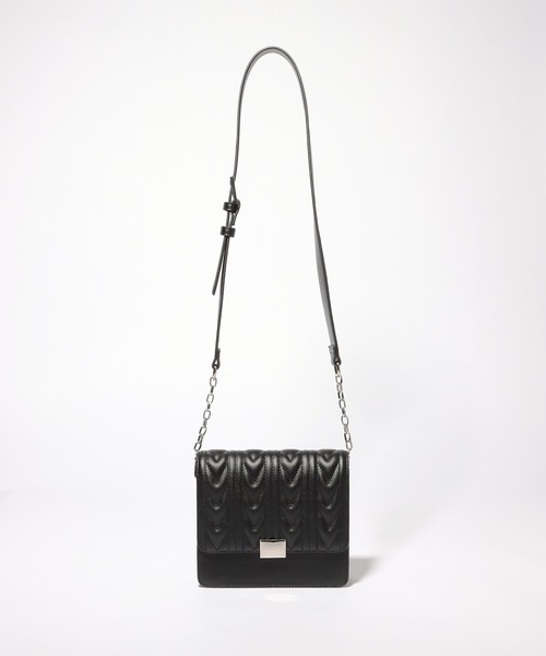 PAGEBOY(ページボーイ)の「キルトステッチショルダー(ショルダーバッグ・レディース・ブラック/ブルー系その他・FREE)」の10枚目の写真