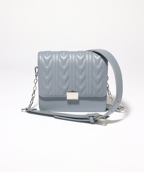 PAGEBOY(ページボーイ)の「キルトステッチショルダー(ショルダーバッグ・レディース・ブラック/ブルー系その他・FREE)」の20枚目の写真