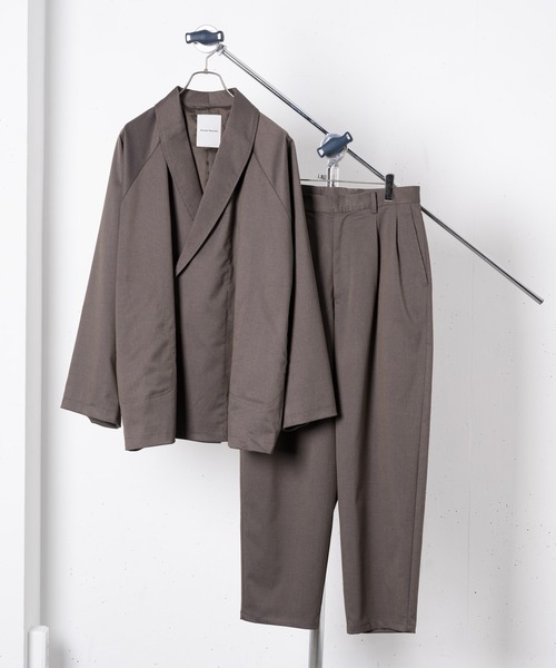 Alcindor Materials(アルシンダーマテリアルズ)の「two tuck slacks/2タックスラックス(その他パンツ・メンズ・ベージュ/ブラウン・MEDIUM/LARGE)」の11枚目の写真
