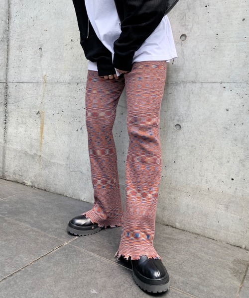 WHO'S WHO gallery(フーズフーギャラリー)の「スペースダイニットパンツ(その他パンツ・レディース・ピンク/グリーン/ブラウン/ブラック・FREE)」の11枚目の写真