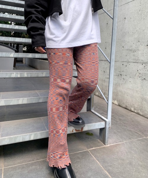 WHO'S WHO gallery(フーズフーギャラリー)の「スペースダイニットパンツ(その他パンツ・レディース・ピンク/グリーン/ブラウン/ブラック・FREE)」の16枚目の写真