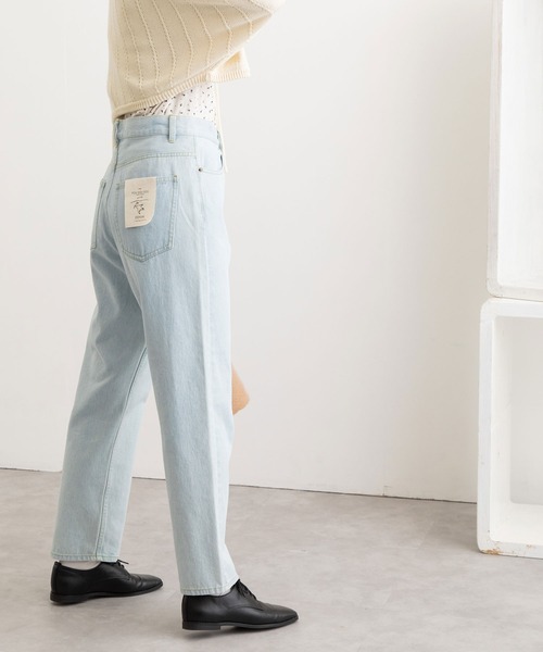 POU DOU DOU（プードゥドゥ）の「ストレートパンツ（デニムパンツ・レディース・ブラック/インディゴブルー/パープル系その他・3）」の11枚目の写真