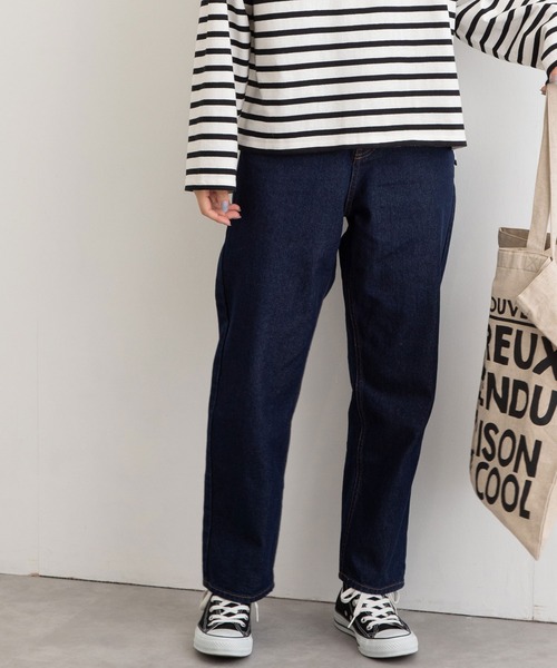 POU DOU DOU（プードゥドゥ）の「ストレートパンツ（デニムパンツ・レディース・ブラック/インディゴブルー/パープル系その他・3）」の18枚目の写真