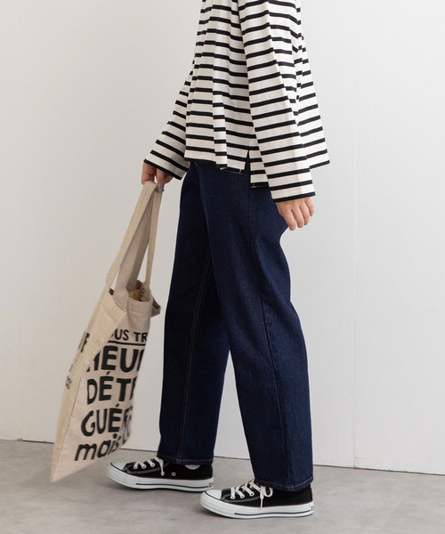 POU DOU DOU（プードゥドゥ）の「ストレートパンツ（デニムパンツ・レディース・ブラック/インディゴブルー/パープル系その他・3）」の19枚目の写真