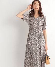 Andemiu | ガラフロントオープンワンピース235188(ワンピース)