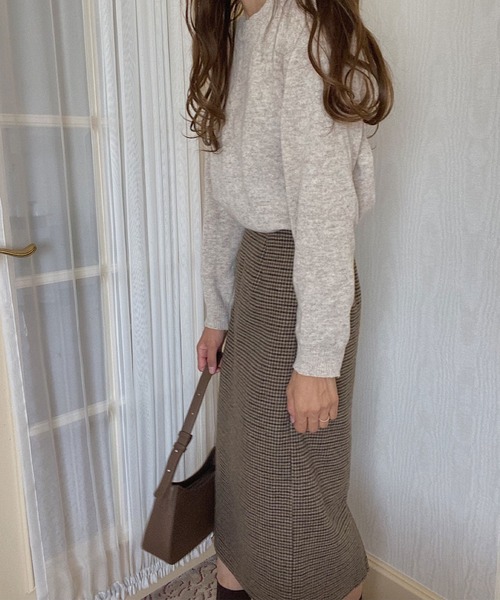 LAUIR（ラウアー）の「バックゴムタイトロングスカート（スカート・レディース・ブラック/ベージュ/グレー/ブラック系その他/ブラウン系その他/ブラウン系その他2・MEDIUM/LARGE/X-LARGE）」の12枚目の写真