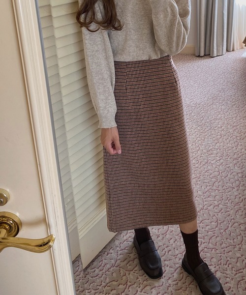 LAUIR（ラウアー）の「バックゴムタイトロングスカート（スカート・レディース・ブラック/ベージュ/グレー/ブラック系その他/ブラウン系その他/ブラウン系その他2・MEDIUM/LARGE/X-LARGE）」の8枚目の写真