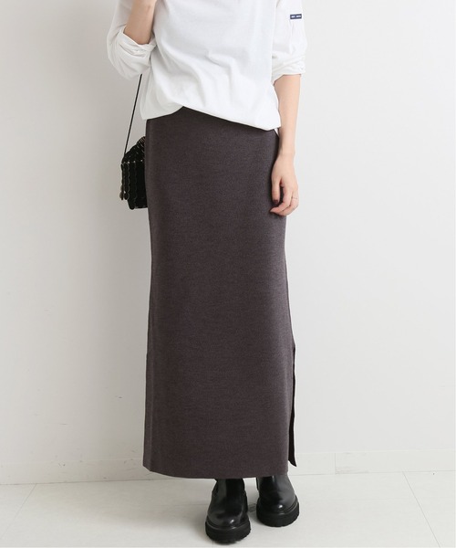 IENA（イエナ）の「Wool三ツ杢スカート◇（スカート）」 - WEAR