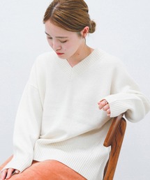 JOURNAL STANDARD | AQUA Vネックワイドプルオーバー◆(ニット/セーター)