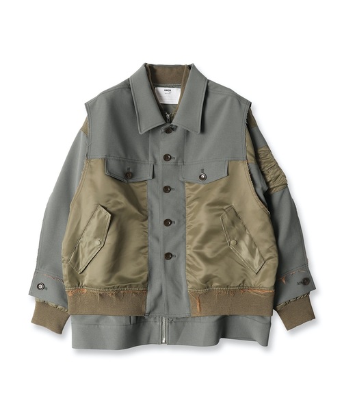 amok アモク ジャケット M カーキ メンズ amok（アモク）の「DOCKING JACKETS（ブルゾン）」 - WEAR