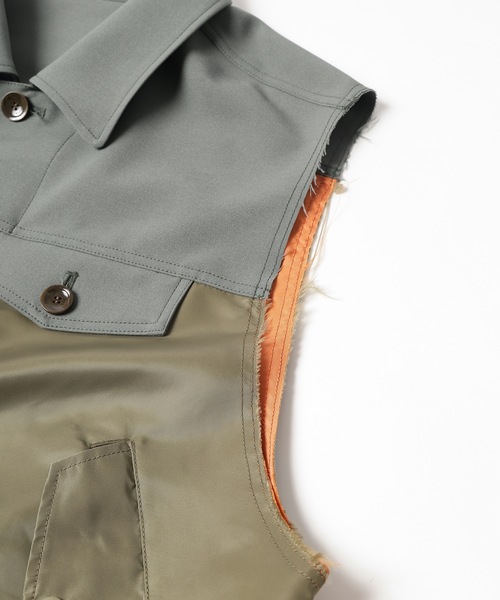 amok アモク ジャケット M カーキ メンズ amok（アモク）の「DOCKING JACKETS（ブルゾン）」 - WEAR