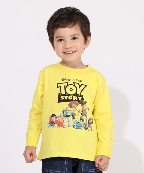 BABYDOLL(ベビードール)の「親子お揃い ディズニー キャラ集合 ロンT 5577K(Tシャツ/カットソー・キッズ・ホワイト/レッド/イエロー・80cm/90cm/110cm/100cm/120cm/130cm/140cm)」の3枚目の写真