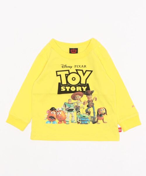 BABYDOLL(ベビードール)の「親子お揃い ディズニー キャラ集合 ロンT 5577K(Tシャツ/カットソー・キッズ・ホワイト/レッド/イエロー・80cm/90cm/110cm/100cm/120cm/130cm/140cm)」の5枚目の写真