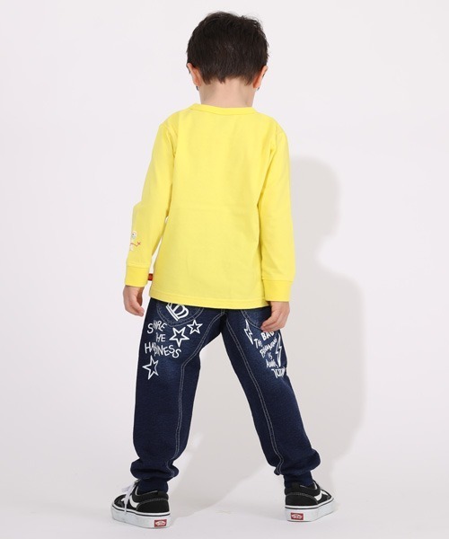 BABYDOLL(ベビードール)の「親子お揃い ディズニー キャラ集合 ロンT 5577K(Tシャツ/カットソー・キッズ・ホワイト/レッド/イエロー・80cm/90cm/110cm/100cm/120cm/130cm/140cm)」の7枚目の写真