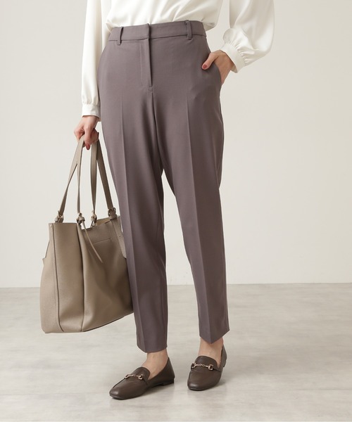 NATURAL BEAUTY BASIC(ナチュラルビューティーベーシック)の「コスミカルウォームライトセトアップ パンツ/0171230903(その他パンツ・レディース・ネイビー/グレー・XX-SMALL/SMALL/X-SMALL/LARGE/MEDIUM/X-LARGE)」の2枚目の写真