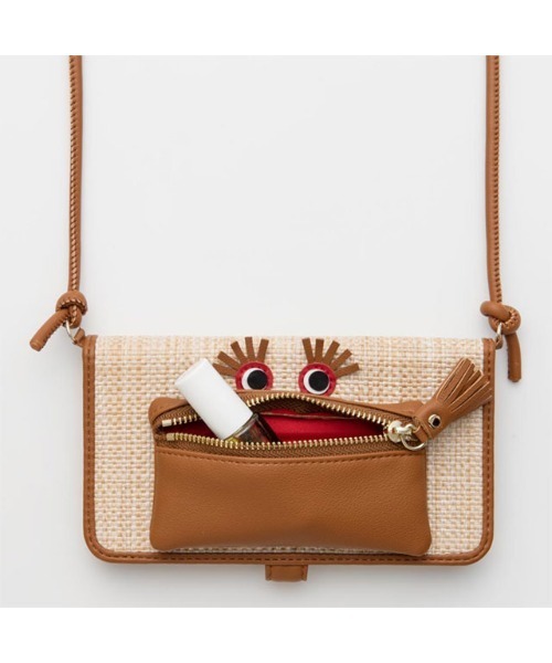 IROMEKI（イロメキ）の「【マルチ スマホケース】follow you sunburn multi flip case（スマホケース/カバー・レディース・ブラック/キャメル・ONE SIZE）」の5枚目の写真