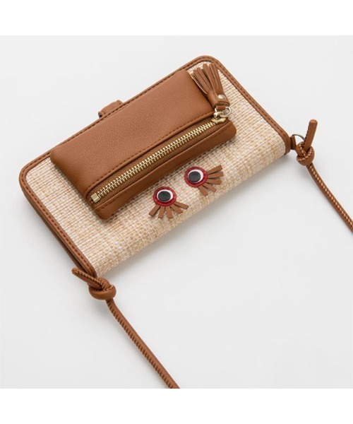 IROMEKI（イロメキ）の「【マルチ スマホケース】follow you sunburn multi flip case（スマホケース/カバー・レディース・ブラック/キャメル・ONE SIZE）」の8枚目の写真