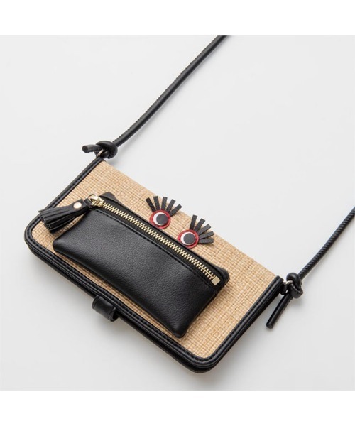 IROMEKI（イロメキ）の「【マルチ スマホケース】follow you sunburn multi flip case（スマホケース/カバー・レディース・ブラック/キャメル・ONE SIZE）」の4枚目の写真