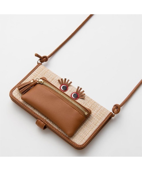 IROMEKI（イロメキ）の「【マルチ スマホケース】follow you sunburn multi flip case（スマホケース/カバー・レディース・ブラック/キャメル・ONE SIZE）」の11枚目の写真