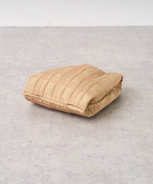 PUAL CE CIN（ピュアルセシン）の「ＱＵＩＬＴＩＮＧ　ＣＨＥＣＫ　ＭＡＲＣＨＥ　ＢＡＧ（ショルダーバッグ・レディース・グレー/ネイビー/ベージュ/ブルー・FREE）」の14枚目の写真