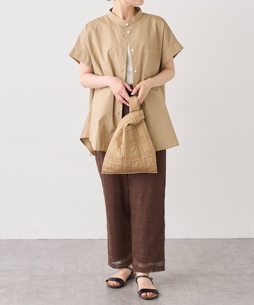 PUAL CE CIN（ピュアルセシン）の「ＱＵＩＬＴＩＮＧ　ＣＨＥＣＫ　ＭＡＲＣＨＥ　ＢＡＧ（ショルダーバッグ・レディース・グレー/ネイビー/ベージュ/ブルー・FREE）」の10枚目の写真