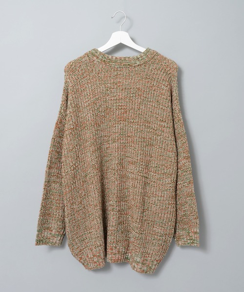 TETE HOMME(テットオム)の「【Revo.】畦編み 5Gルーズニットカーディガン(カーディガン/ボレロ・メンズ・ブラック/グレー/ブルー/マスタード/ワインレッド/パープル/アイボリー/グリーン/ネイビー/ダークオレンジ/ベージュ系1/グリーン系1/ブラックミックス・MEDIUM/LARGE)」の22枚目の写真