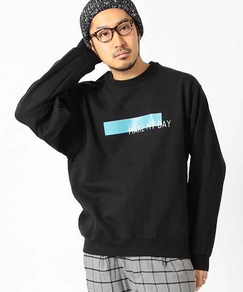 BEAMS（ビームス）の「◎BEAMS / ロゴプリント BIG クルーネック スウェット/（スウェット・メンズ・ホワイト/グレー/ブラック・MEDIUM/LARGE/SMALL）」の2枚目の写真