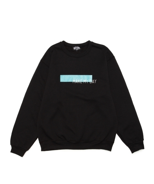 BEAMS（ビームス）の「◎BEAMS / ロゴプリント BIG クルーネック スウェット/（スウェット・メンズ・ホワイト/グレー/ブラック・MEDIUM/LARGE/SMALL）」の13枚目の写真