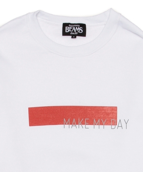 BEAMS（ビームス）の「◎BEAMS / ロゴプリント BIG クルーネック スウェット/（スウェット・メンズ・ホワイト/グレー/ブラック・MEDIUM/LARGE/SMALL）」の14枚目の写真