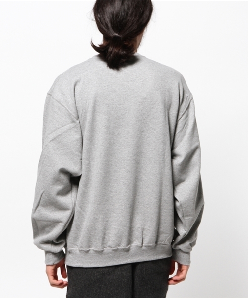 BEAMS（ビームス）の「◎BEAMS / ロゴプリント BIG クルーネック スウェット/（スウェット・メンズ・ホワイト/グレー/ブラック・MEDIUM/LARGE/SMALL）」の5枚目の写真