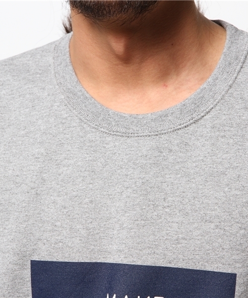 BEAMS（ビームス）の「◎BEAMS / ロゴプリント BIG クルーネック スウェット/（スウェット・メンズ・ホワイト/グレー/ブラック・MEDIUM/LARGE/SMALL）」の6枚目の写真