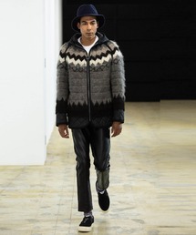 03AW ジュンヤワタナベマン ノルディック柄 ニット トラッカー ジャケット 03AW ジュンヤワタナベマン ノルディック柄 ニット トラッカー