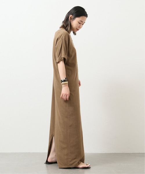 R JUBILEE（アールジュビリー）の「【R JUBILEE/アールジュビリー】 Maxi Tシャツワンピース（ワンピース・レディース・キャメル・FREE）」の2枚目の写真