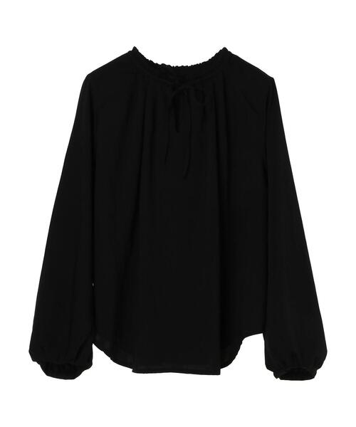 earth music&ecology（アースミュージックアンドエコロジー）の「とろみ2wayブラウス ＊（シャツ/ブラウス・レディース・ブラック/オフホワイト/ピンク/ミント/その他14/ライトベージュ・FREE）」の21枚目の写真