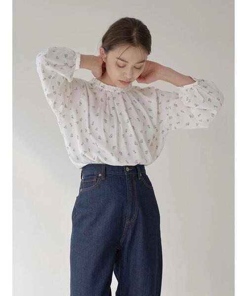 earth music&ecology（アースミュージックアンドエコロジー）の「とろみ2wayブラウス ＊（シャツ/ブラウス・レディース・ブラック/オフホワイト/ピンク/ミント/その他14/ライトベージュ・FREE）」の18枚目の写真