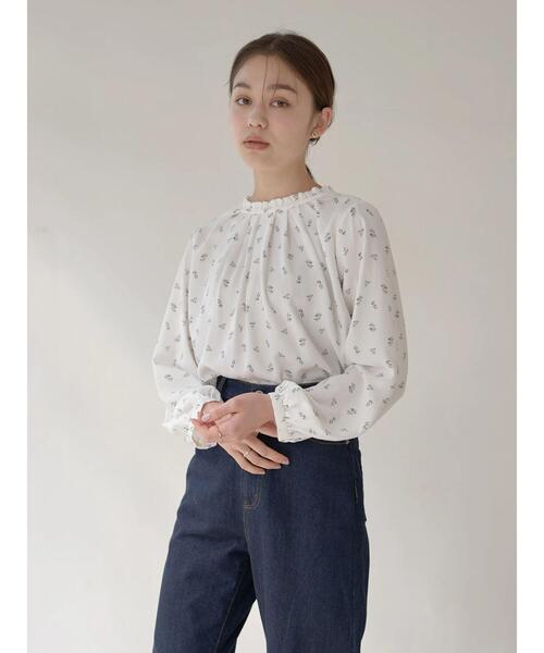 earth music&ecology（アースミュージックアンドエコロジー）の「とろみ2wayブラウス ＊（シャツ/ブラウス・レディース・ブラック/オフホワイト/ピンク/ミント/その他14/ライトベージュ・FREE）」の16枚目の写真