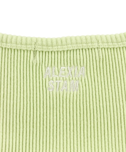 ALEXIA STAM（アリシアスタン）の「Mellow Hem Rib Cropped Top