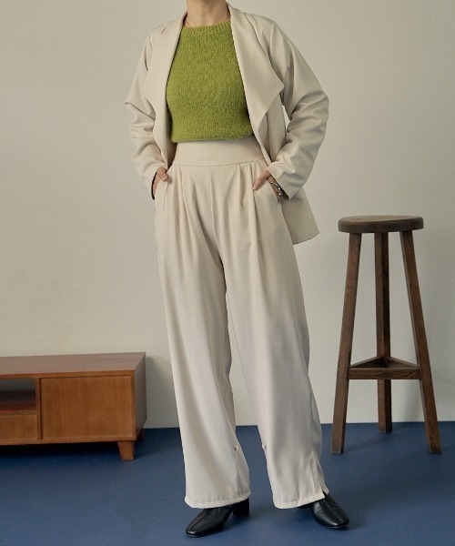 VANNIE U（ヴァニーユー）の「キャンディストレートパンツ（その他パンツ・レディース・ネイビー/ブラウン/アイボリー・FREE/S）」の16枚目の写真