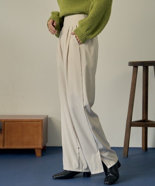 VANNIE U（ヴァニーユー）の「キャンディストレートパンツ（その他パンツ・レディース・ネイビー/ブラウン/アイボリー・FREE/S）」の13枚目の写真